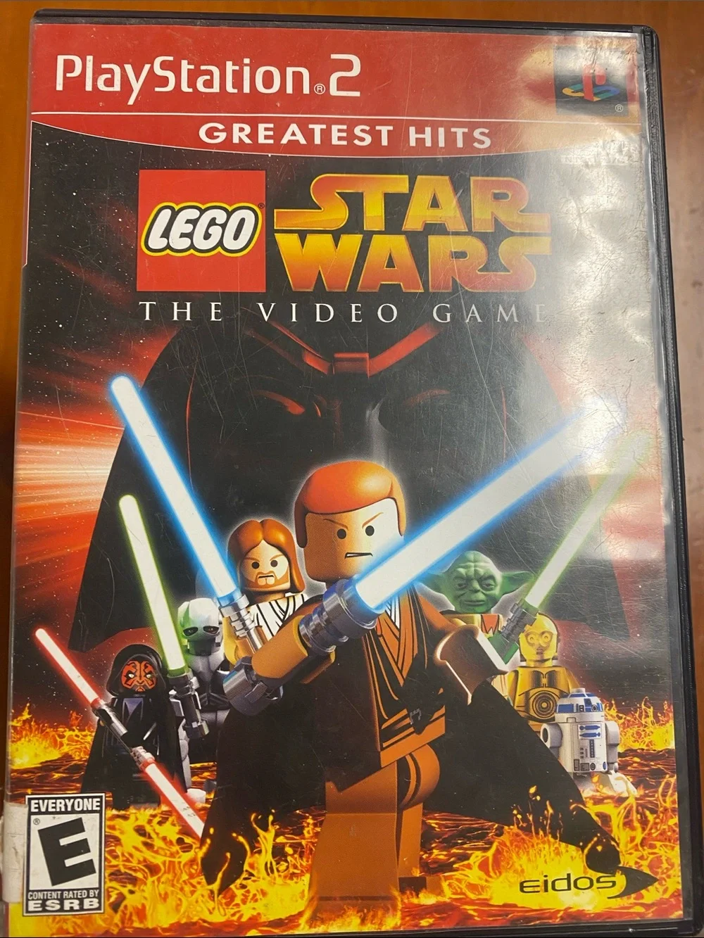 Playstation 2 LEGO Star Wars: The Video Game - Red Cover